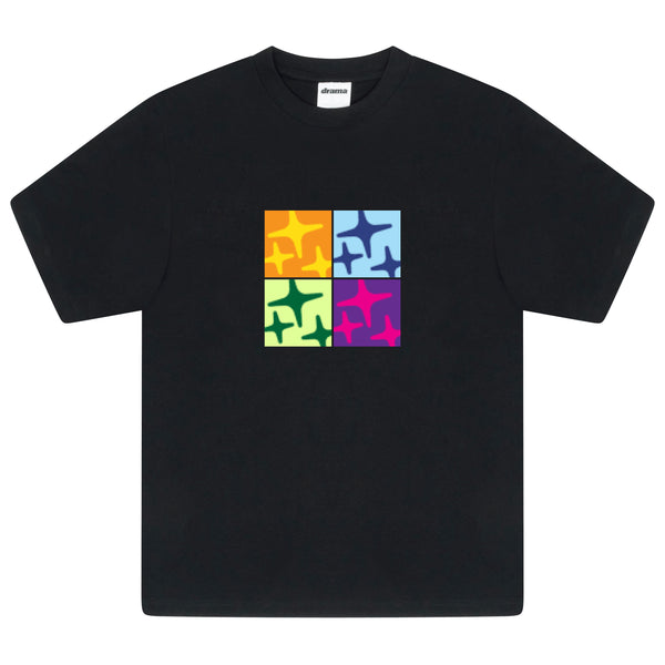 HALFTONE TILES TEE (BLACK) * NEW BLANK