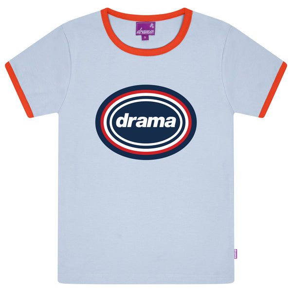 MOD BABY WOMENS TEE (BABY BLU)
